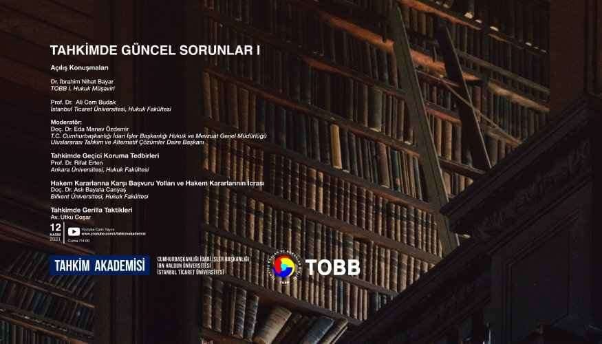 Tahkimde Güncel Sorunlar I