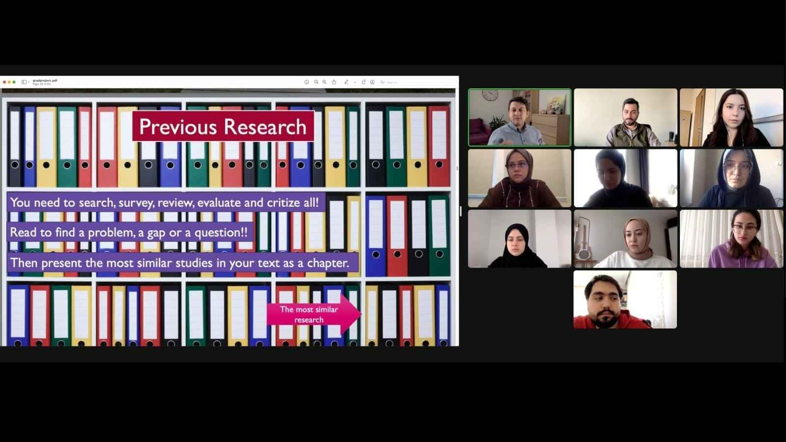 Research Project Application Training was Organized for Law Faculty Students