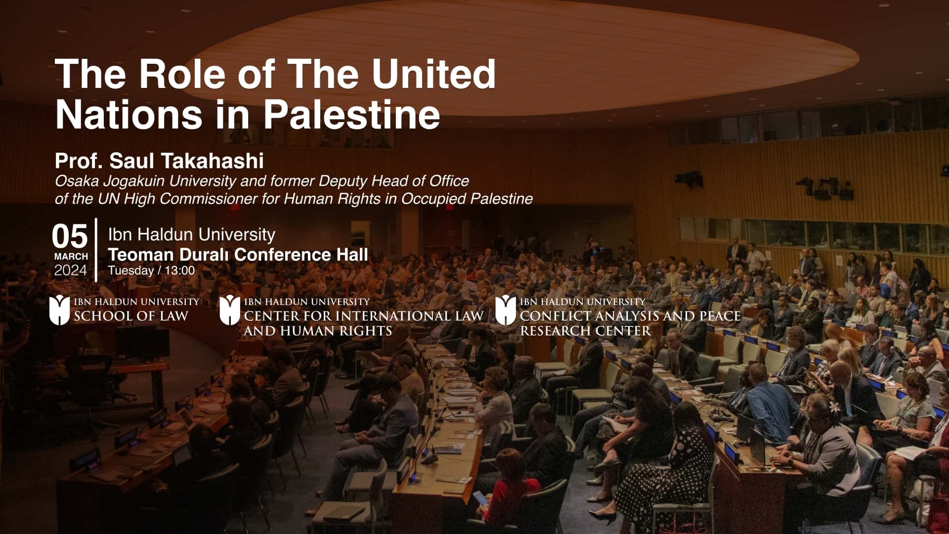 The Role of the United Nations in Palestine
