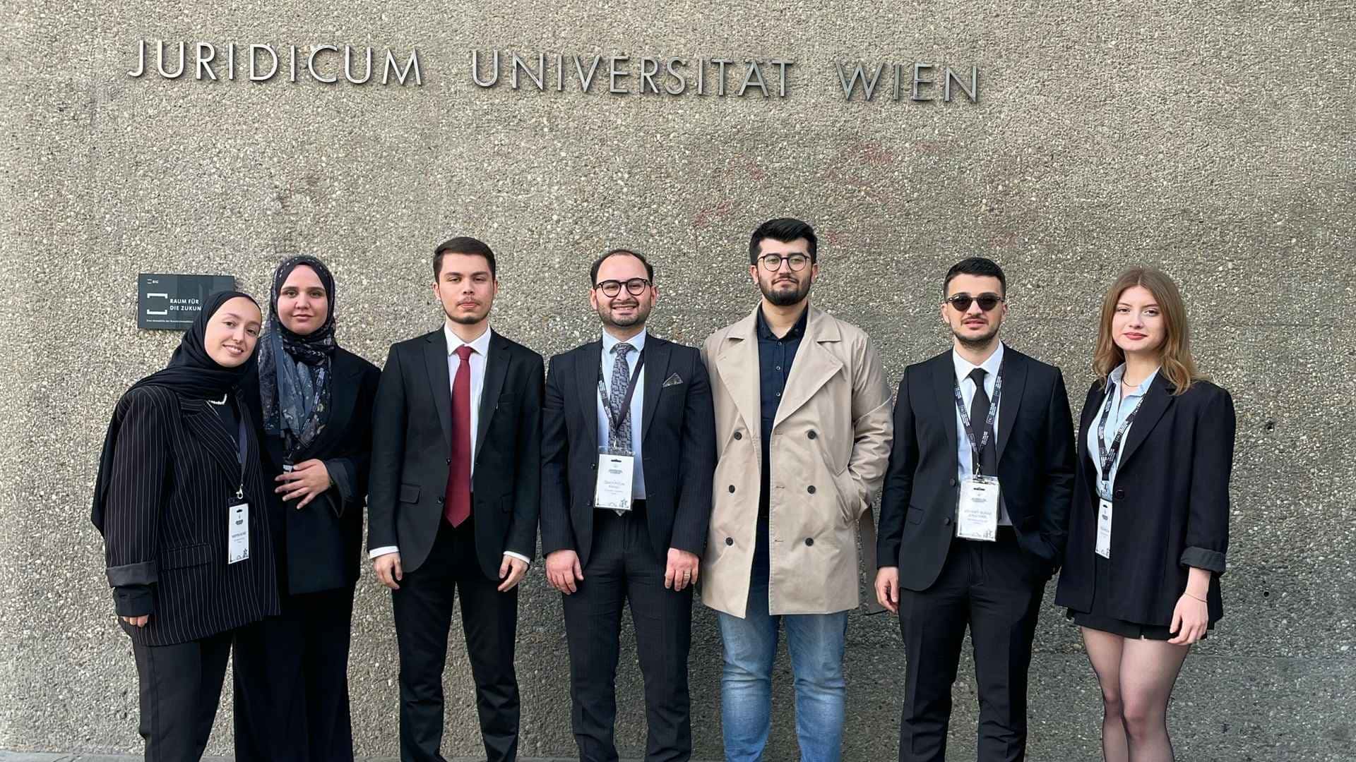 Our School of Law Students Successfully Represented Our University at the International Arbitration Competition in Vienna