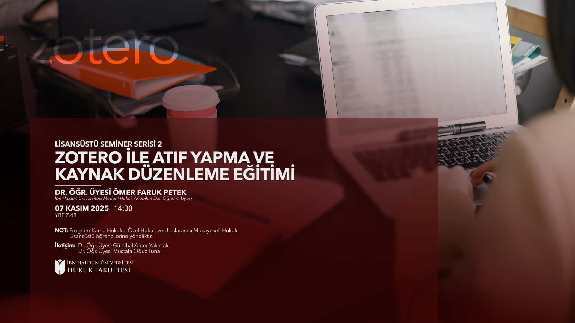 Zotero ile Atıf Yapma ve Kaynak Düzenleme Eğitimi